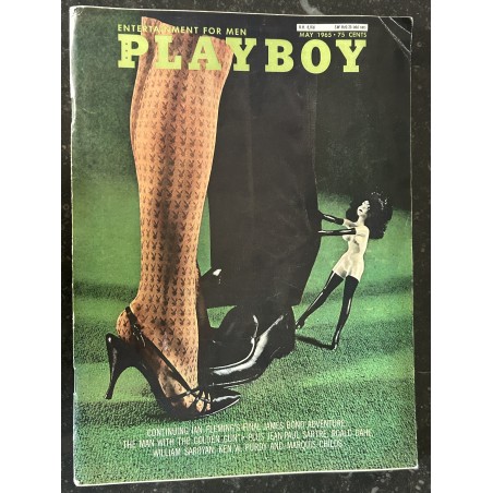 PLAYBOY US 1965 05 INTERVIEW JEAN-PAUL SARTRE PLAYMATE MARIA MCBANE SOKOL BARBARA BOUCHET HUGH OBRIAN JACK DAVIS STELLA