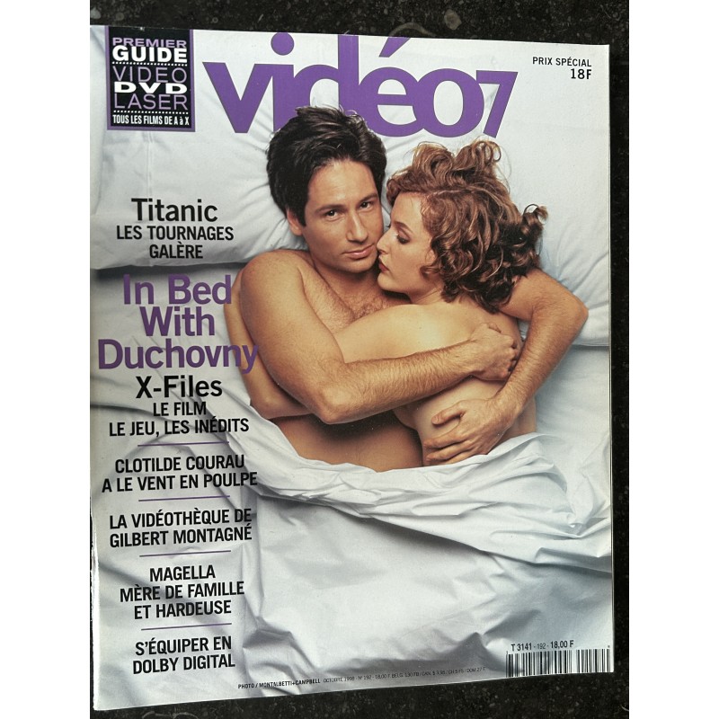 VIDEO 7 192 Octobre 1998 X-Files - Titanic - Clotilde Courau - Magella