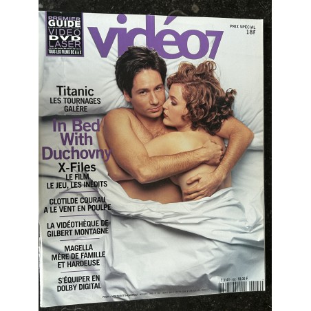 VIDEO 7 192 Octobre 1998 X-Files - Titanic - Clotilde Courau - Magella