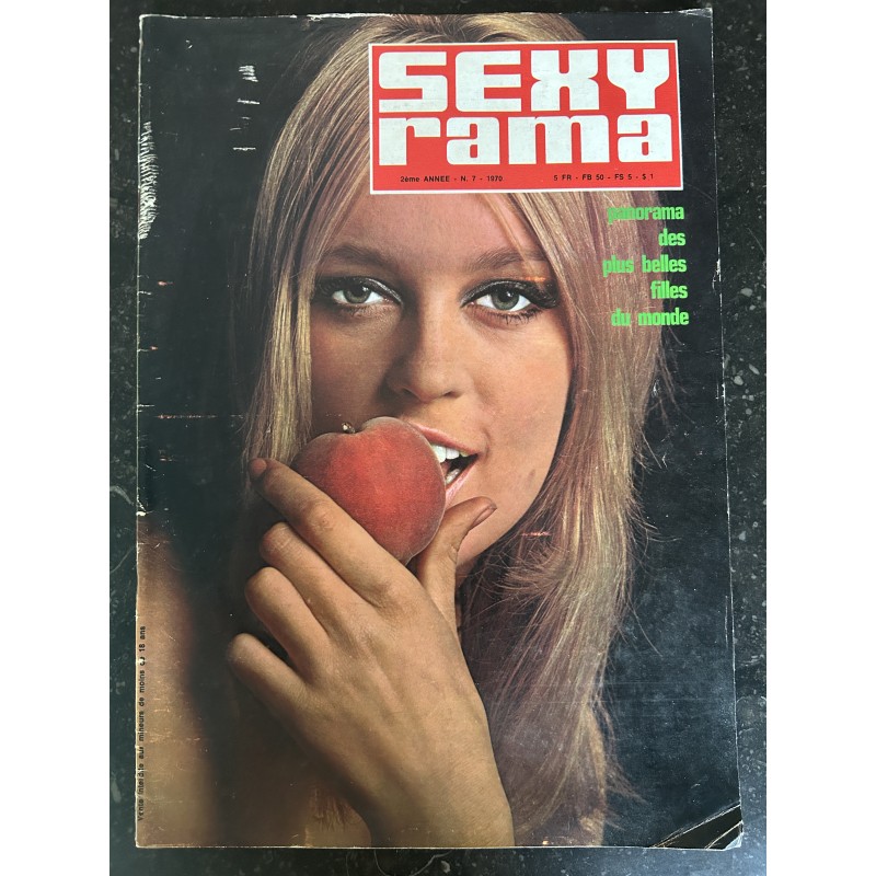 Sexy Rama N. 7 1970 - Panorama des plus belles filles du monde - Elisabeth Teyssier
