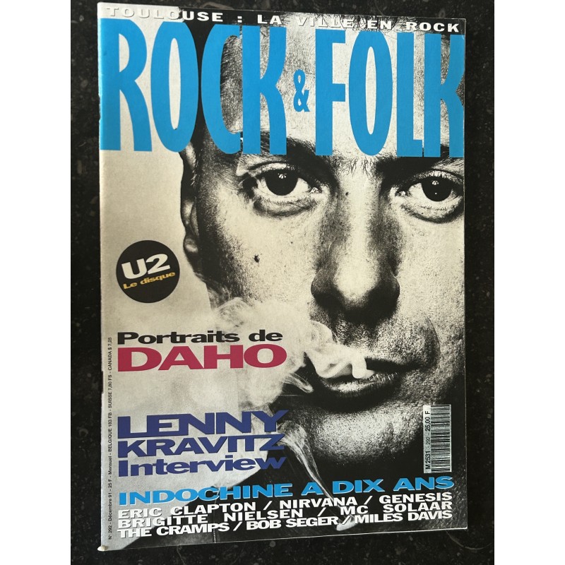 ROCK & FOLK 292 décembre 1991 Etienne Daho INDOCHINE à 10 Ans LENNY KRAVITZ NIRVANA GENESIS