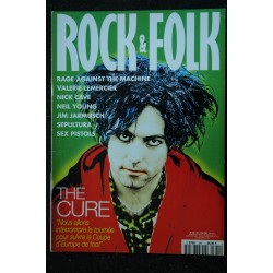ROCK & FOLK 345 mai 1996 The Cure Nick cave Neil Young Jim Jarmusch Sex pistols Sepultura