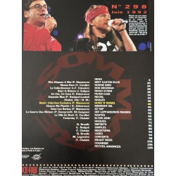 ROCK & FOLK 298 Juin 1992 Guns N'Roses Slash Midnight Oil ZZ Top Iron Maiden Elton John