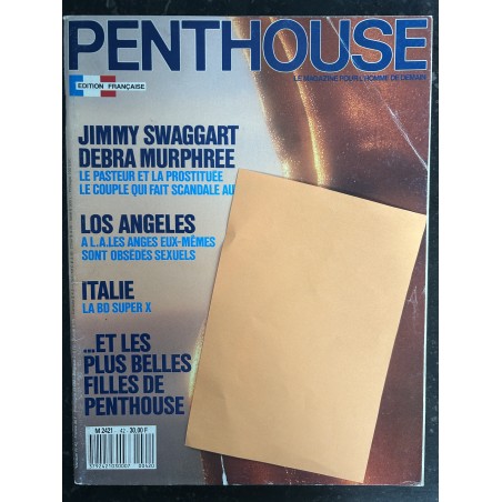 PENTHOUSE 042 1988  JUILLET  JIMMY SWAGGART DEBRA MURPHREE  + BELLES BEAUTES
