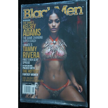 BLACK MEN FEB 2016 KELSEY ADAMS TAMMY RIVERA INTEGRAL NUDES EROTIC