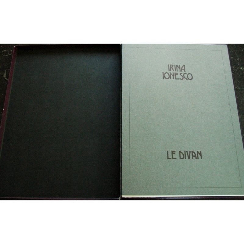 IRINA IONESCO PORTFOLIO LE DIVAN 1981