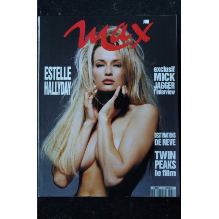 MAX 040 COVER SHARON STONE WILLY DEVILLE GERARD DEPARDIEU HOLLYWOOD SEX