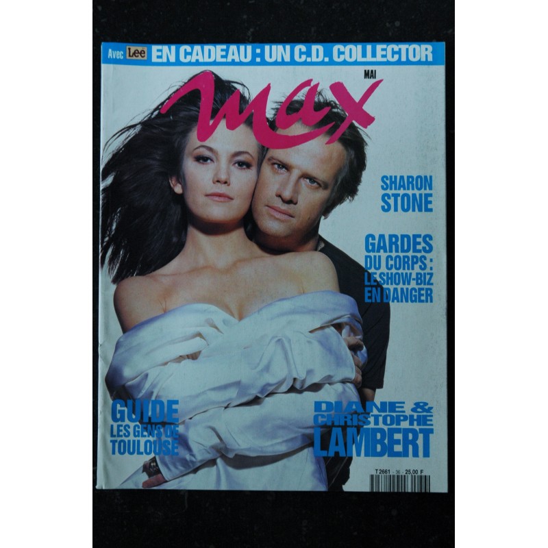 MAX 037 COVER ESTELLE HALLYDAY + POSTER MICK JAGGER INTERVIEW PATSY KENSIT TOPLESS