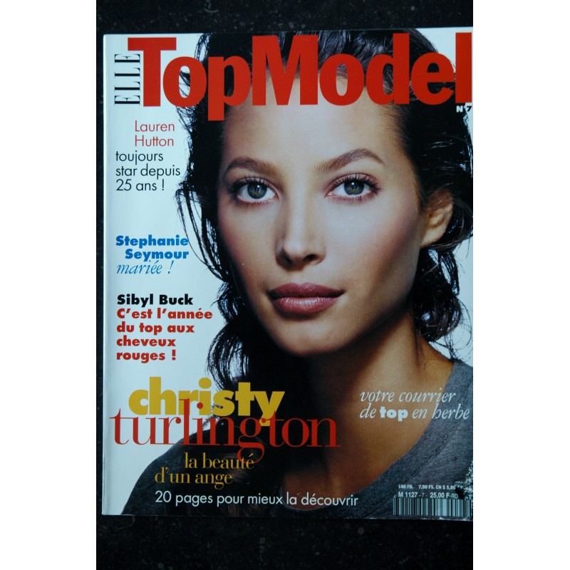 TOPMODEL 007 CHRISTY TURLINGTON SIBYL BUCK STEPHANIE SEYMOUR LAUREN HUTTON