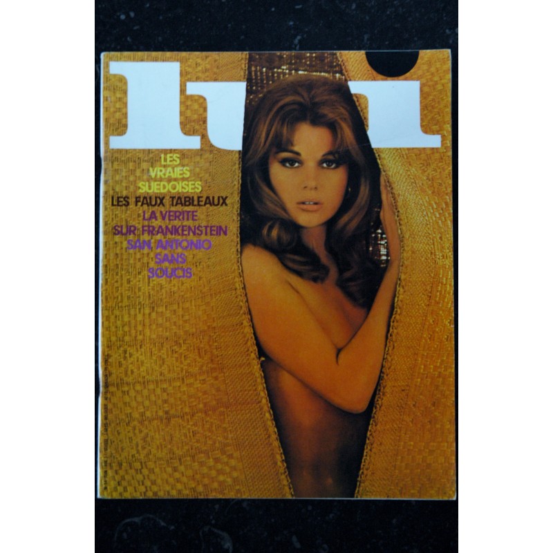 LUI 056 N° 56 INTERVIEW ROMAIN GARY DALI BOSC LES ITALIENNES EROTIC PIN-UP ASLAN 1968