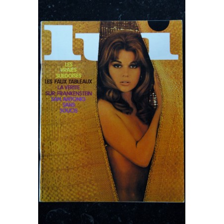 LUI 056 N° 56 INTERVIEW ROMAIN GARY DALI BOSC LES ITALIENNES EROTIC PIN-UP ASLAN 1968