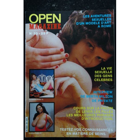 OPEN  Magazne  N° 32  Chesty Morgan Lilian HighLife Anita  Paula Lisa