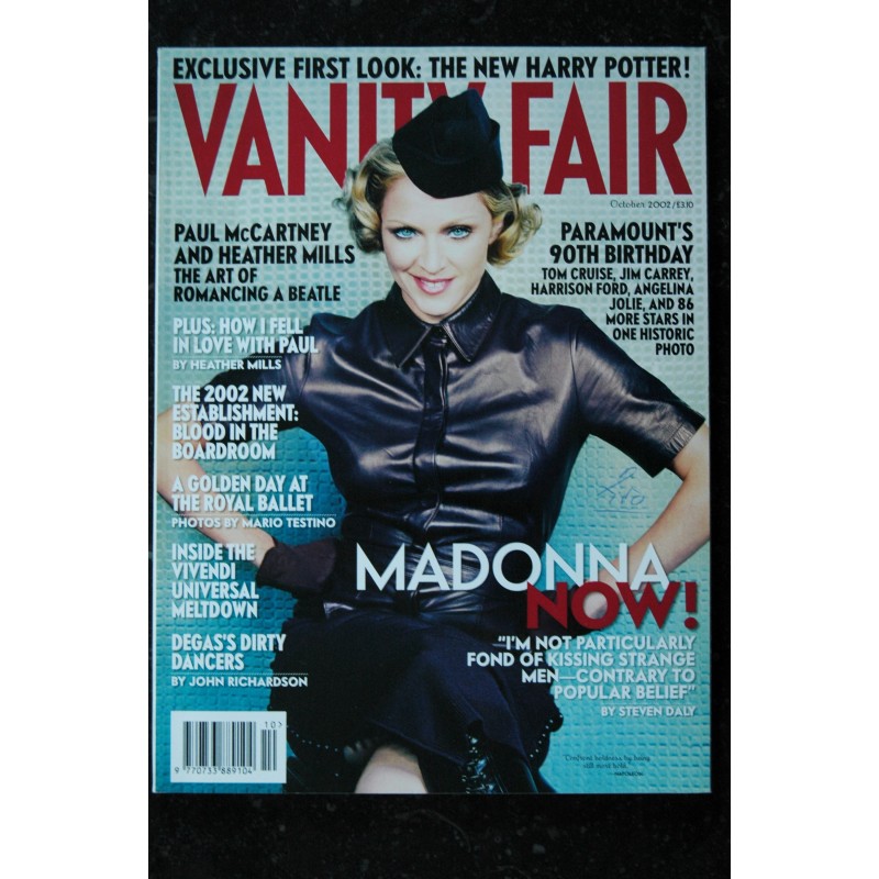 VANITY FAIR 9 ITALIEN MARZO 2015 MADONNA 56 ANNI E ALLORA