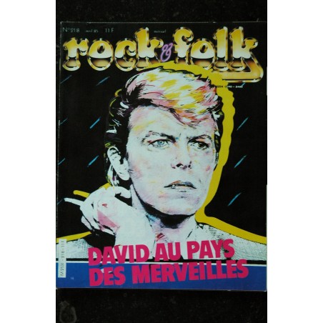 ROCK & FOLK 219  Rock Gay le vent en poupe Velvet underground Les Eighties Les Ramones Les Stranglers