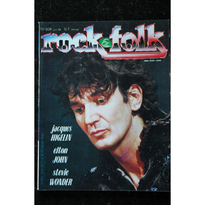 ROCK & FOLK 210  Bruce Springsteen Robert Ellis Jacques Dutronc Jimmy Cliff Lou Reed