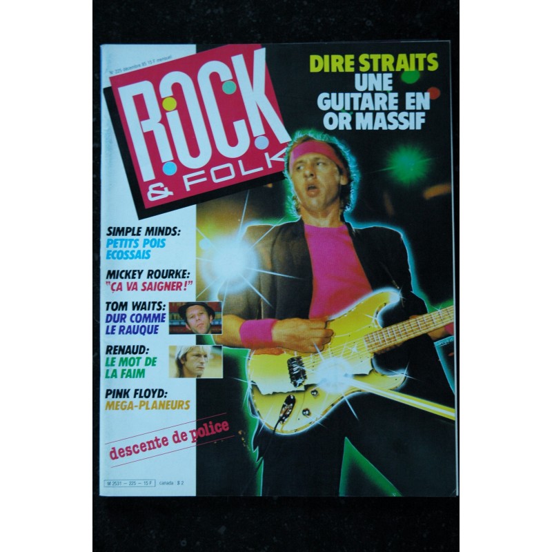 ROCK & FOLK 224  Daho tears for Fears STING  Van halen Led Zeppelin