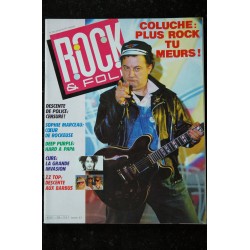 ROCK & FOLK 225  SIMPLE MINDS Mickey Rourke Tom Waits Renaud Pink Floyd DIRE STRAITS