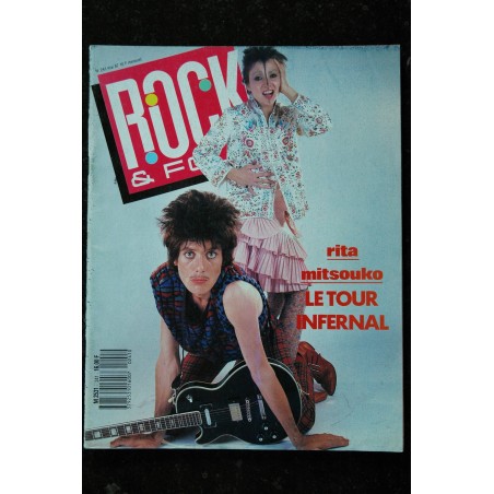 ROCK & FOLK 240  U2  Stranglers Duran Duran  TINA TURNER