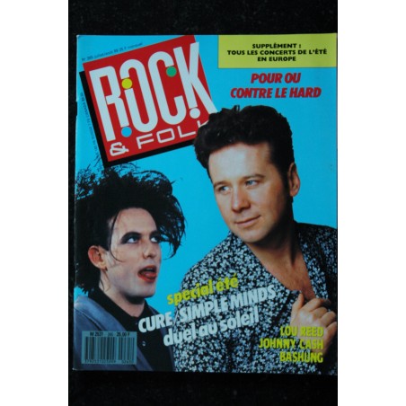 ROCK & FOLK 264  NOIR DESIR  THE CULT WATERBOYS ROXY MUSIC