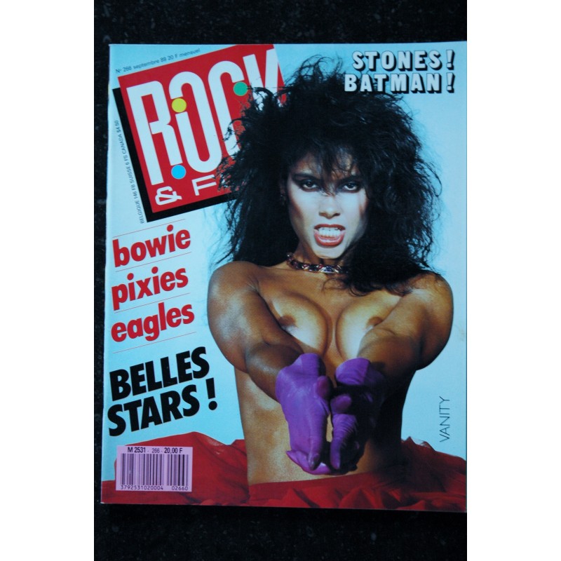 ROCK & FOLK 265  CURE  SIMPLE MINDS  Lou Reed Johnny Cash Bashung