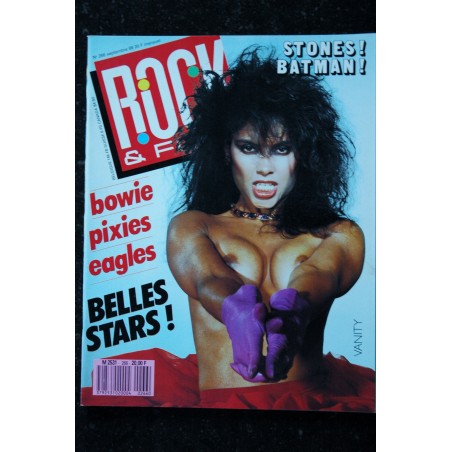 ROCK & FOLK 265  CURE  SIMPLE MINDS  Lou Reed Johnny Cash Bashung