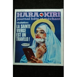 HARA KIRI 195 DEC 1977 CABU REISER BERROYER COPI PROFESSEUR CHORON WOLLERT DETON