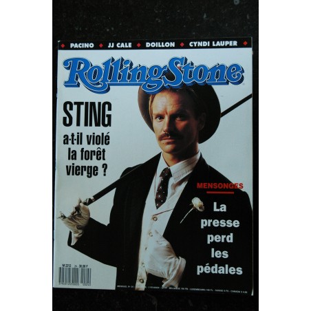 ROLLING STONE 023 N° 23  Années 80  Joe Strummer Phil Collins MIKHAIL 1er  Tien an Men mon amour