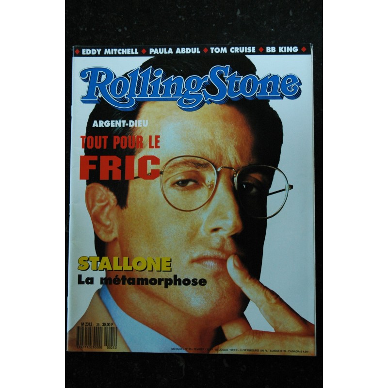 ROLLING STONE 024 N° 24  STING  PACINO  JJ CALE  DOILLON  CYNDI LAUPER  PLANTU