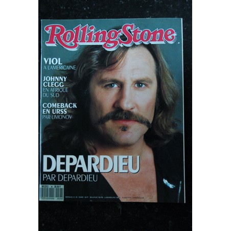 ROLLING STONE 025 N° 25  STALLONE  EDDY MITCHELL  PAULA ABDUL  TOM CRUISE  BB KING