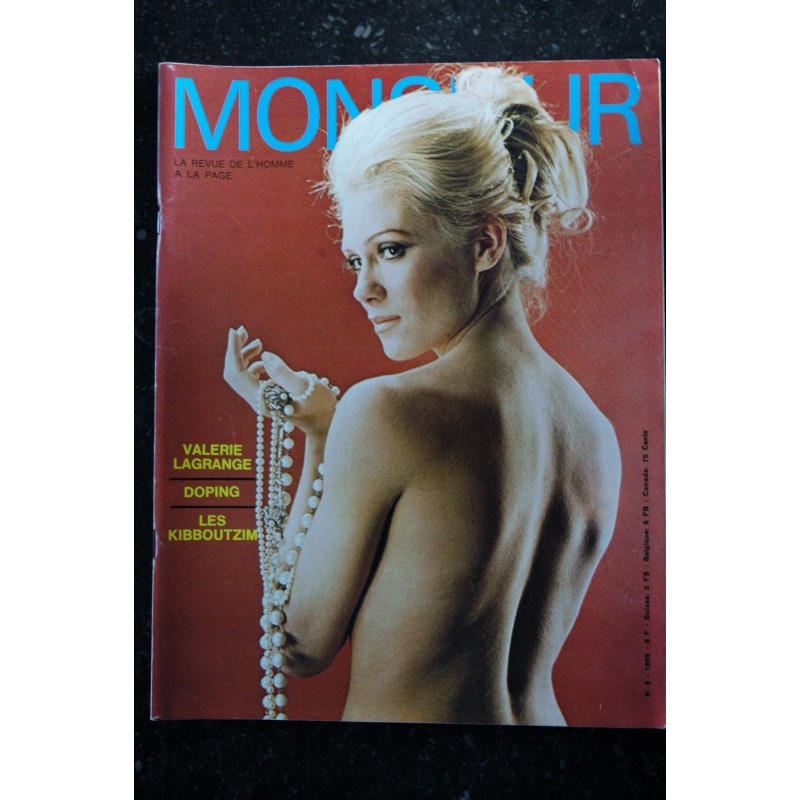 MONSIEUR 1969  4  La revue de l'homme à la page  Duc d'Edimbourg Erotique Amérique  Marisa Solinas Bernardin