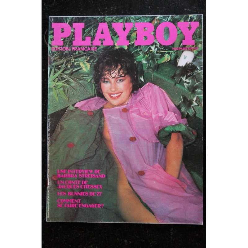 PLAYBOY 1977 11 N° 48  HENRY KYEMBA HOT CINEMA BUNNIES 77 RITA LEE EROTIC VINTAGE