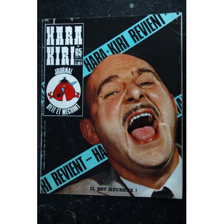 HARA KIRI 064 N° 64    REISER  WOLINSKY HOPF   TOPOR   GEBE CABANNA CHORON CABU  JUINI 1966