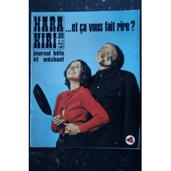 HARA KIRI 088 N° 88   WOLINSKI  CABU CHORON  REISER   LACROIX SEPIA  Janvier 1969