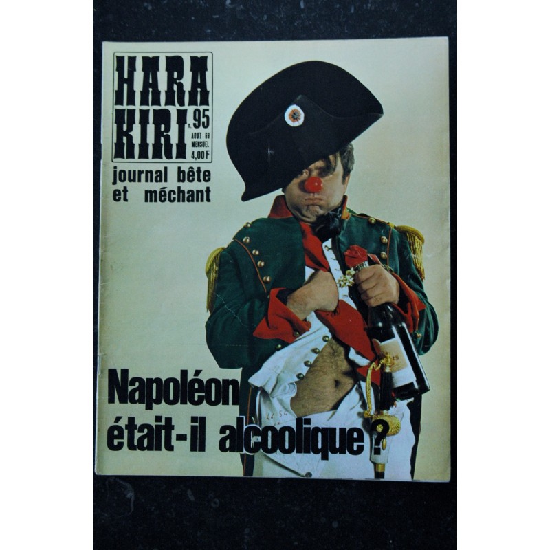HARA KIRI 094 N° 94  WOLINSKI  CABU CHORON  REISER  HOPF GEBE  Juillet 1969