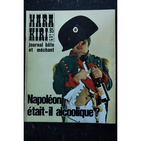 HARA KIRI 094 N° 94  WOLINSKI  CABU CHORON  REISER  HOPF GEBE  Juillet 1969