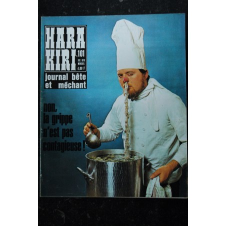 HARA KIRI 100 JANVIER 1970 CAVANNA BB DELFEIL TON WOLINSKI SPECIAL NUMERO 100