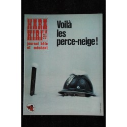 HARA KIRI 113  FEVRIER 1971 ATTENTION NE LAISSEZ PAS GELER VOS OREILLES REISER CAVANNA LACROIX BETE MECHANT
