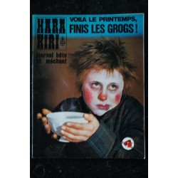 HARA KIRI 114  MARS 1971 VOILA LES PERCE-NEIGE  REISER CAVANNA LACROIX BETE MECHANT