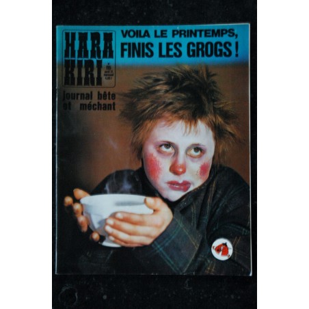 HARA KIRI 114  MARS 1971 VOILA LES PERCE-NEIGE  REISER CAVANNA LACROIX BETE MECHANT
