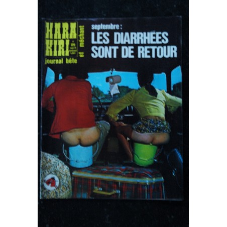 HARA KIRI 119 AOUT 1971 LES RICHES EN VACANCES BEROYER GEBE HUGOT WOLINSKI