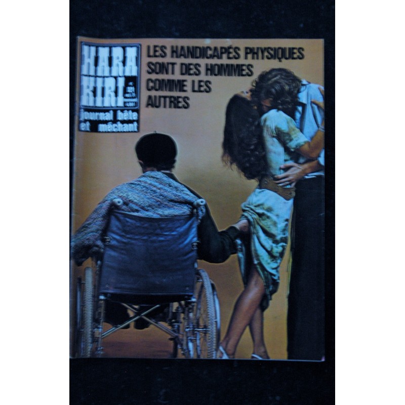 HARA KIRI 120  Septembre 1971 Les diarrhées sont de retour BEROYER GEBE HUGOT WOLINSKI