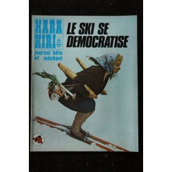 HARA KIRI 124  Janvier 1972  Bonne année Bon chomâge   WOLINSKI PROFESSEUR CHORON GEBE CHENZ CAVANNA