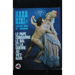 HARA KIRI 125  Février 1972  Le ski se démocratise   WOLINSKI PROFESSEUR CHORON GEBE CHENZ CAVANNA