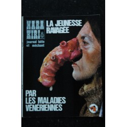 HARA KIRI 126  Mars 1972  Le pape condamne le bal et la guerre au viet-nam WOLINSKI PROFESSEUR CHORON GEBE CHENZ CAVANNA
