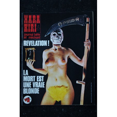 HARA KIRI 160  Janvier 1975  Bonne Année   REISER CAVANNA CHORON WOLINSKI