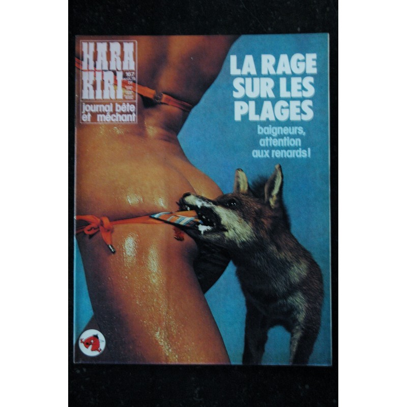 HARA KIRI 166 JUILLET 1975 VACANCES 75 C'est parti    WOLINSKI CABU CAVANNA DELFEIL DE TON