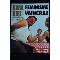 HARA KIRI 187 AVRIL 1977 CABU PROFESSEUR CHORON COPI WOLINSKI CAVANNA BERROYER