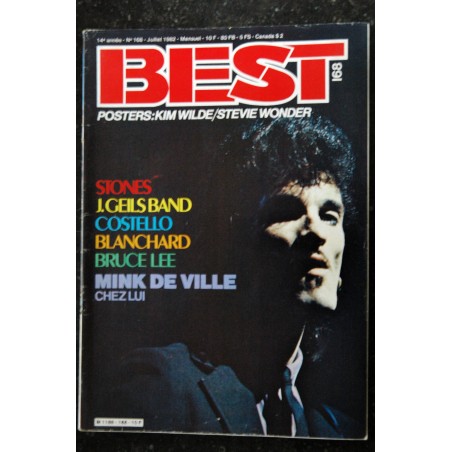 BEST 166 MAI 1982 MC CARTNEY JAM ALAIN SCORPIONS BOB MARLEY