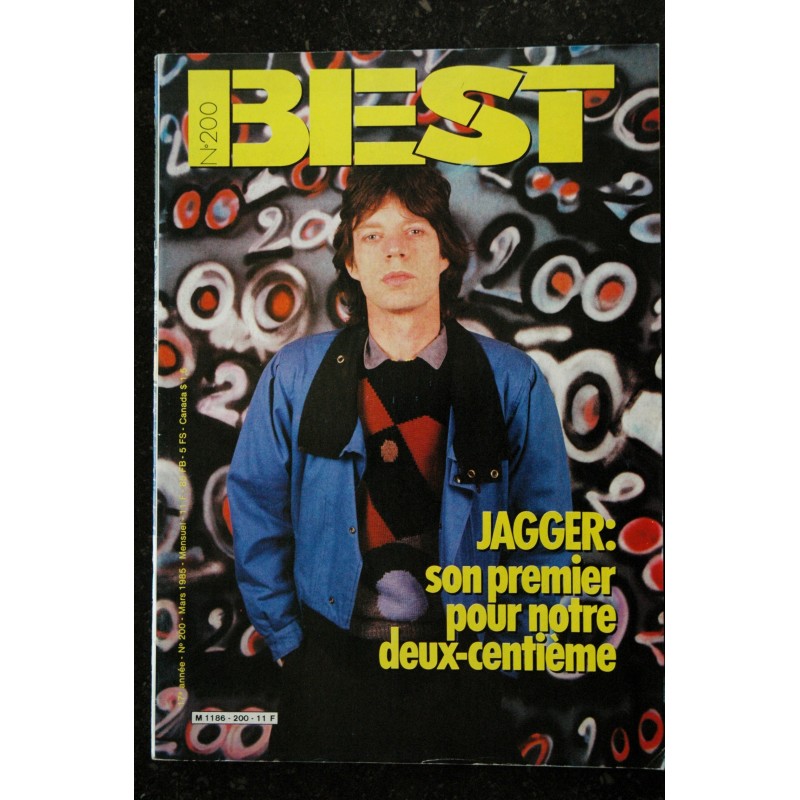 BEST 174 JANVIER 1983 KID CREOLE BRUCE SPRINGSTEEN POLICE JOAN JETT YOKO ONO