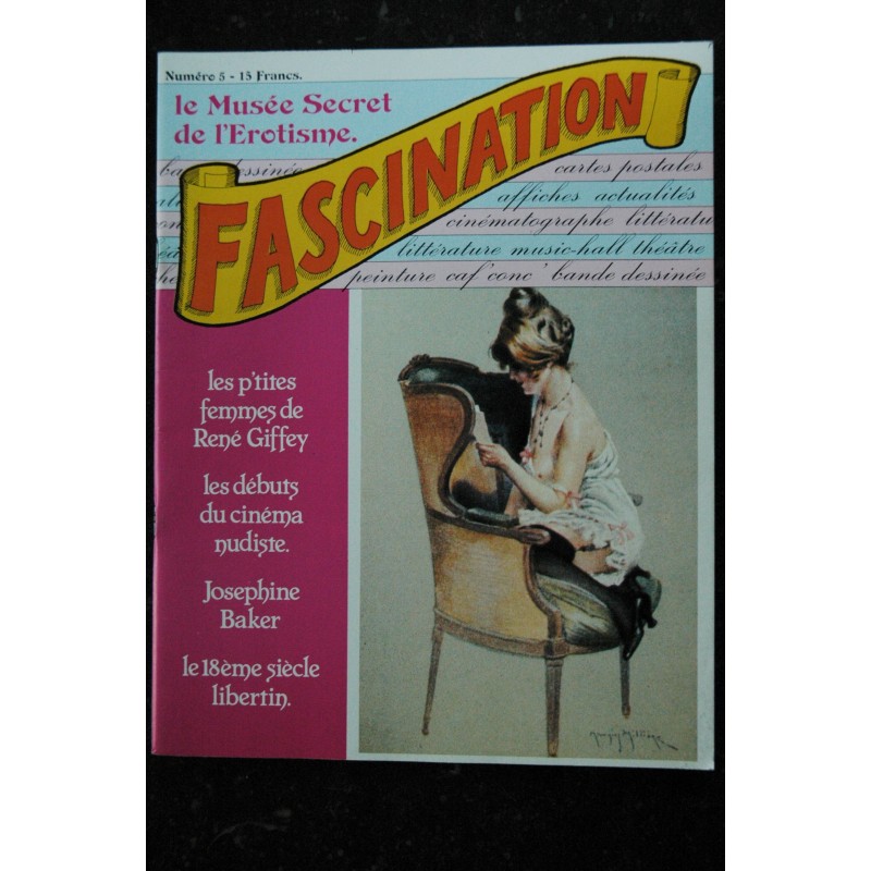 FASCINATION 5 RENE GIFFEY CINEMA NUDISTE JOSEPHINE BAKER 18e LIBERTIN CHAMPSAUR